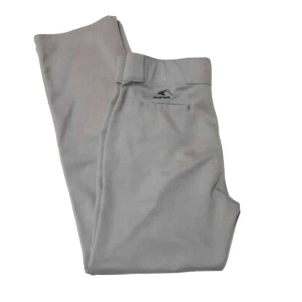 Easton Rival 2 Baseball Pants Size Large Gray Open Hem